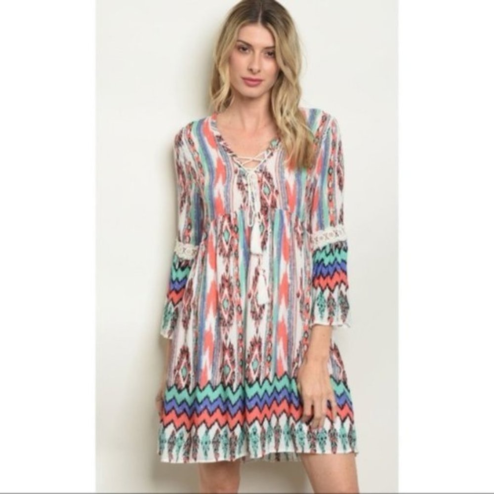 Printed Swing Dress